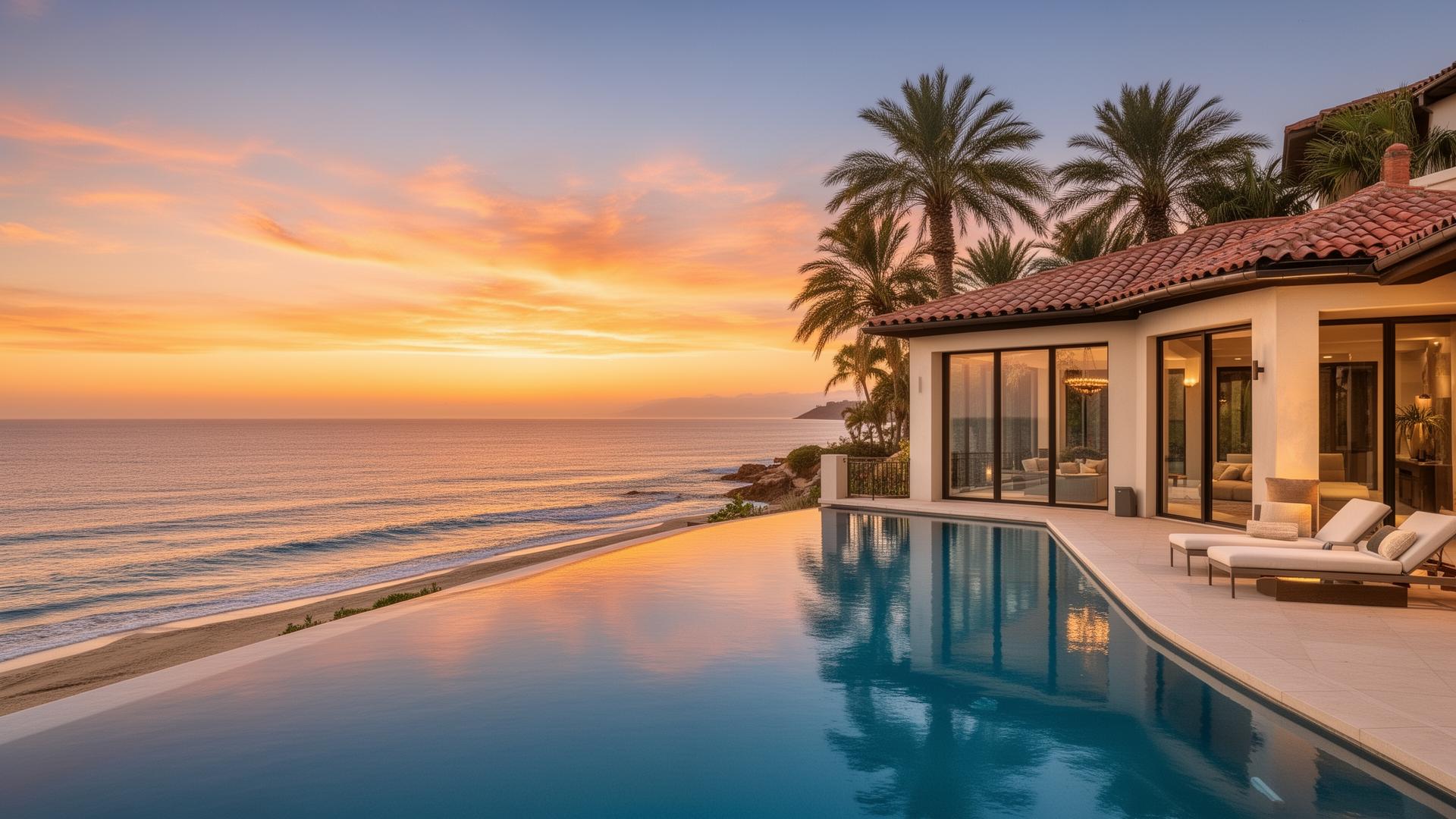 Luxury beachfront villa